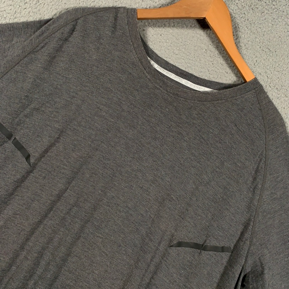 Porsche Design Performance T-Shirt Mens 2XL Grey Athletic Short Sleeve Raglan